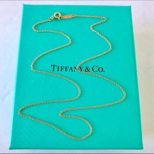 Tiffany & Co Rose Gold Necklace Chain